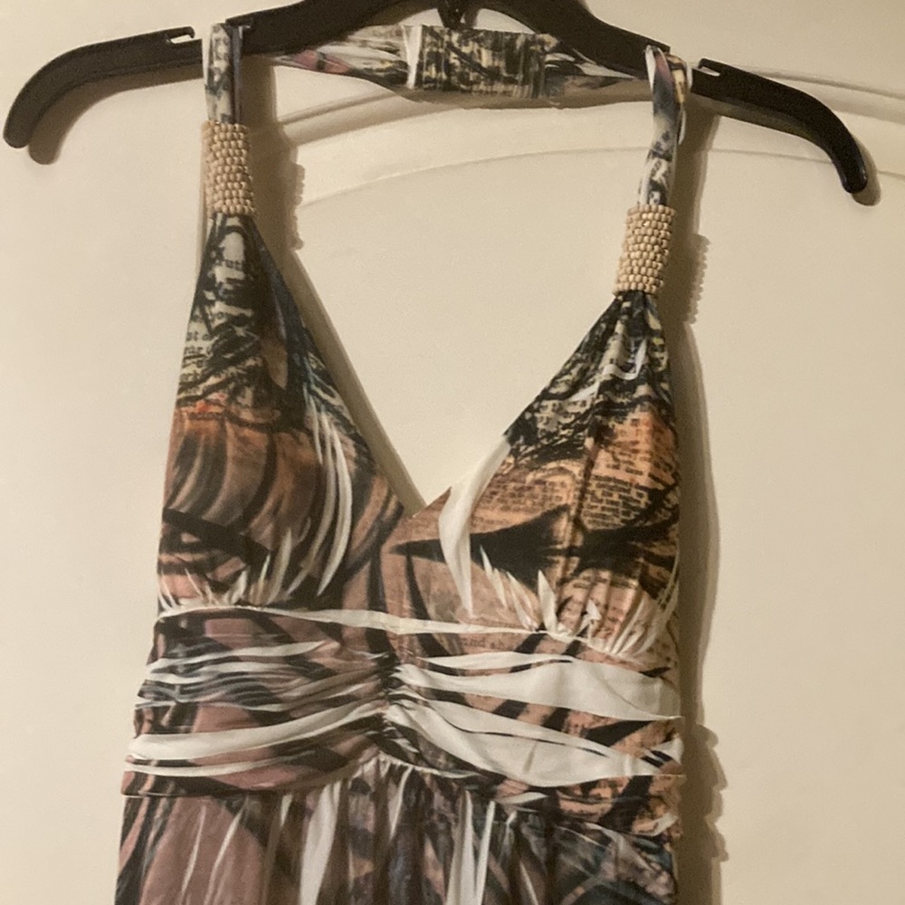 Polyester long dress